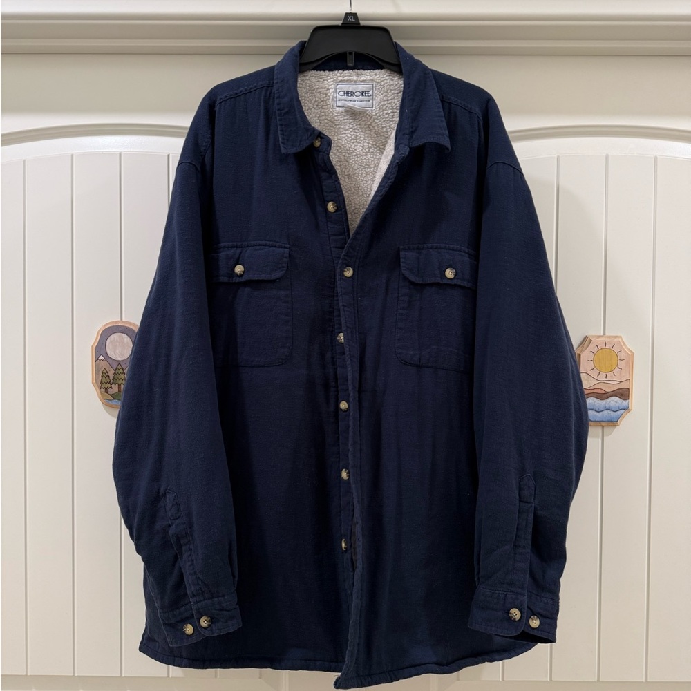 VINTAGE Cherokee: Men's Dark Blue Jacket